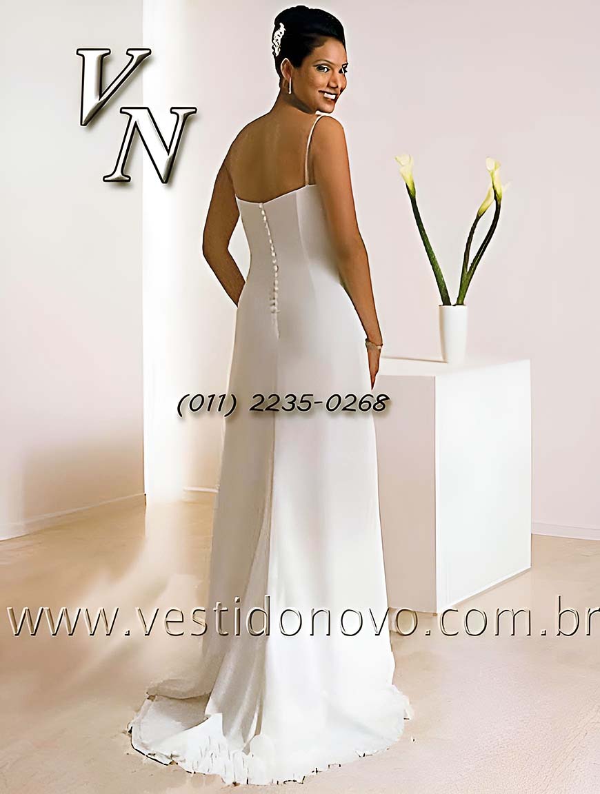 vestido longo, casamento civil, off whitee, zona sul de So Paulo