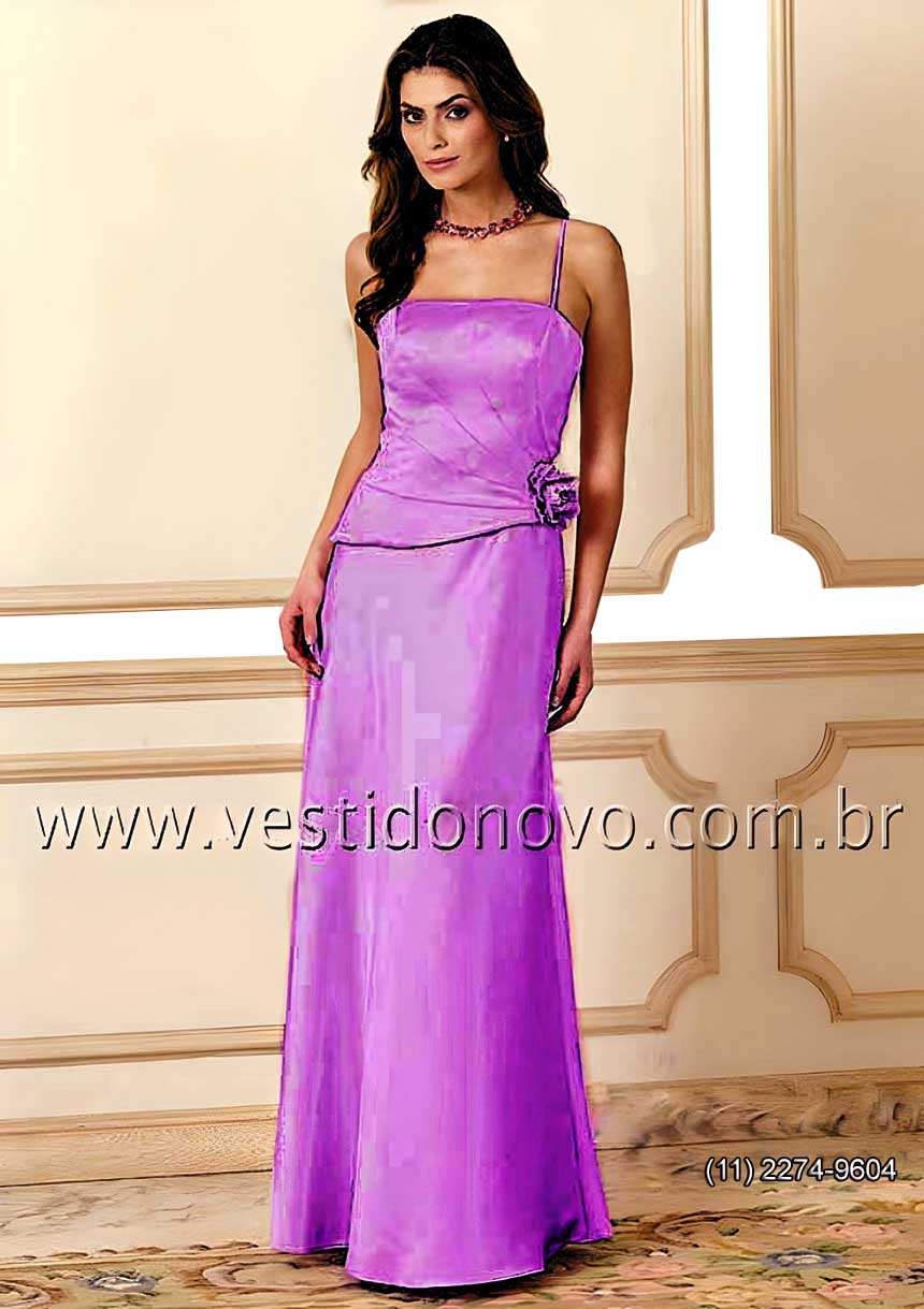 Vestido lilas, madrinha de casamento, zona sul de So Paulo