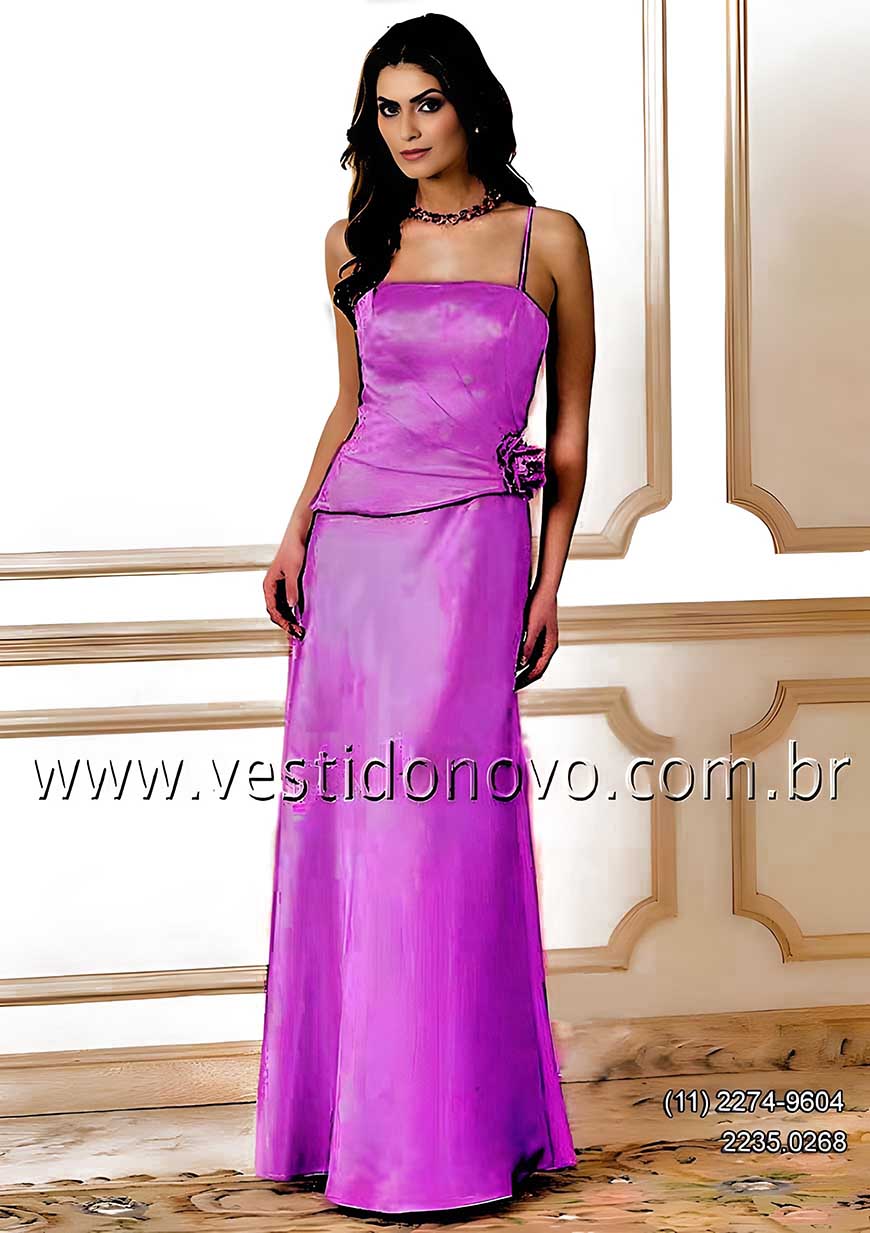 Vestido lilas, madrinha de casamento, zona sul de So Paulo