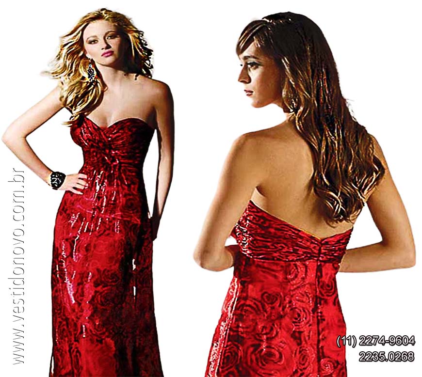 Vestidos de festa, vermelho, estampado, floral,  madrinha, Plus Size, em So Paulo  