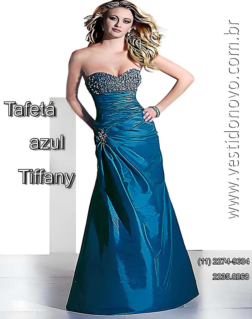 Vestido de festa, azul tiffany,  mae da noiva, plus size, em So Paulo