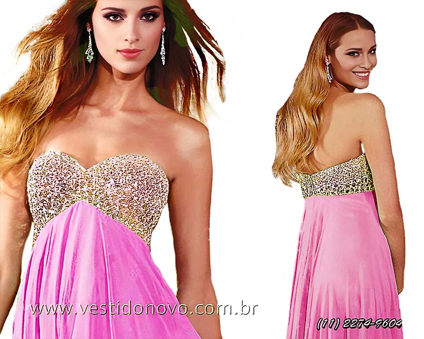 Vestidos de festa Plus size, rosa claro, pedraria e brilho no busto, formatura, em So Paulo sp