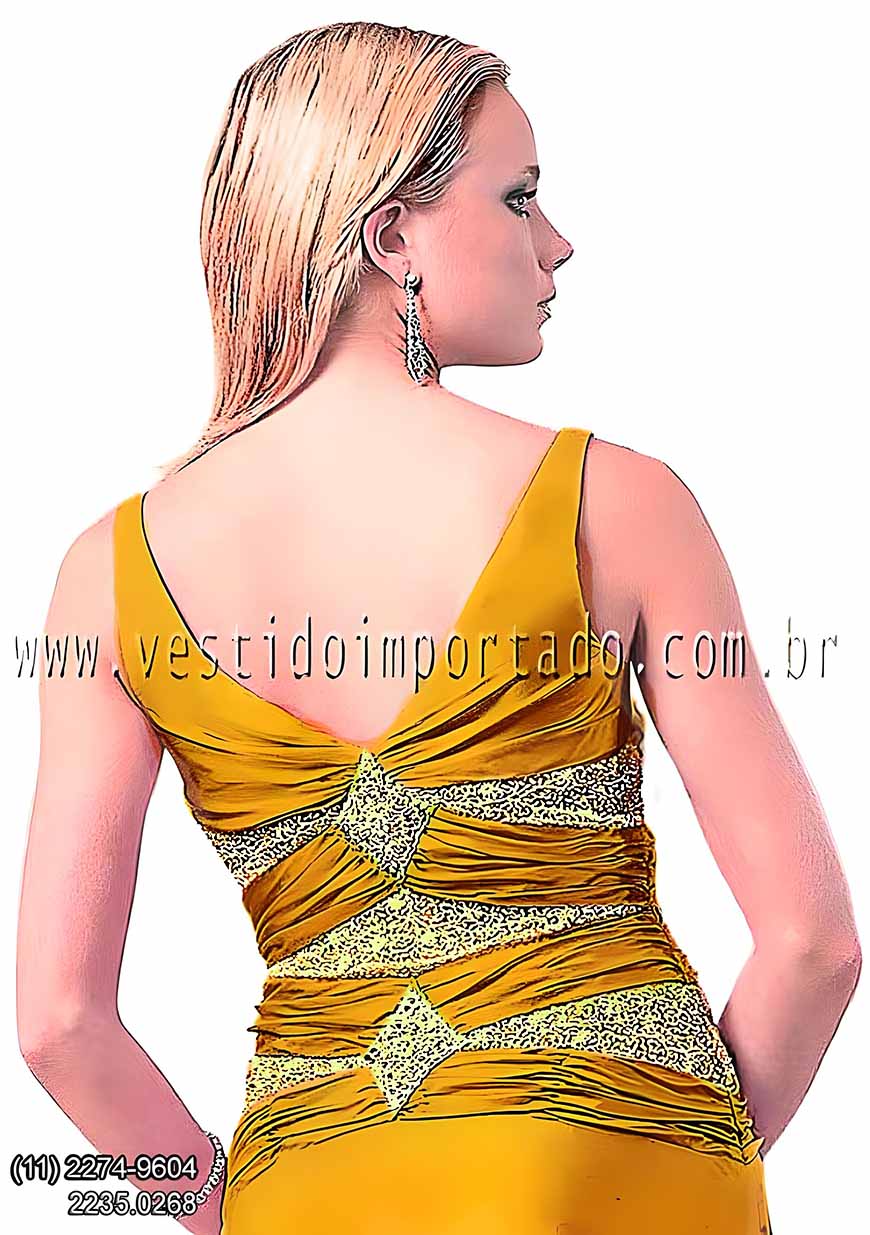 vestido de festa, dourado, plus size, madrinha de casamento eml So Paulo