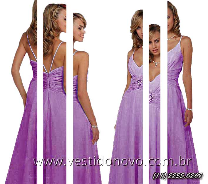 vestido lilas madrinha de casamento, em So Paulo