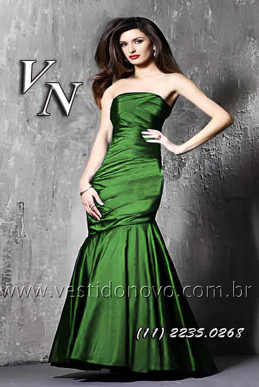 vestido verde para mae do noivo