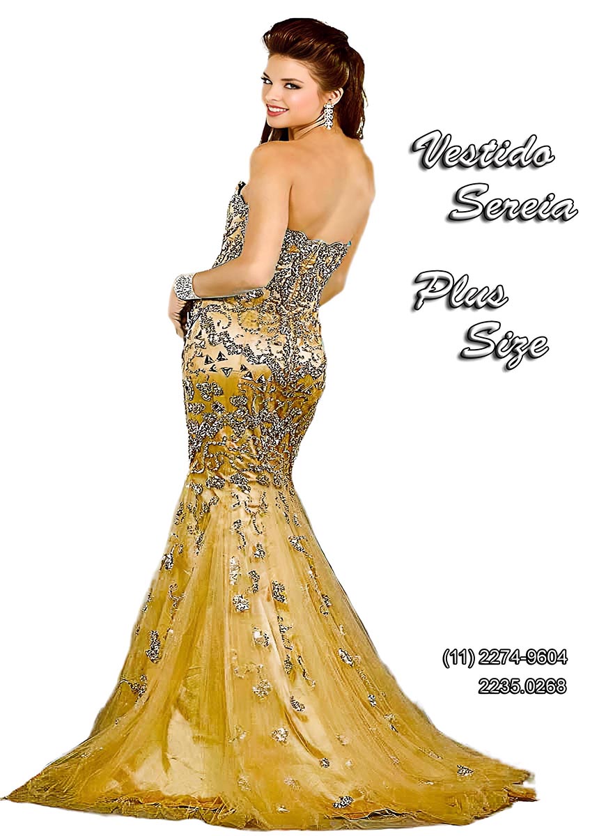 vestido sereia, nude com dourado, me de noiva, Bodas de Ouro, em So Paulo 