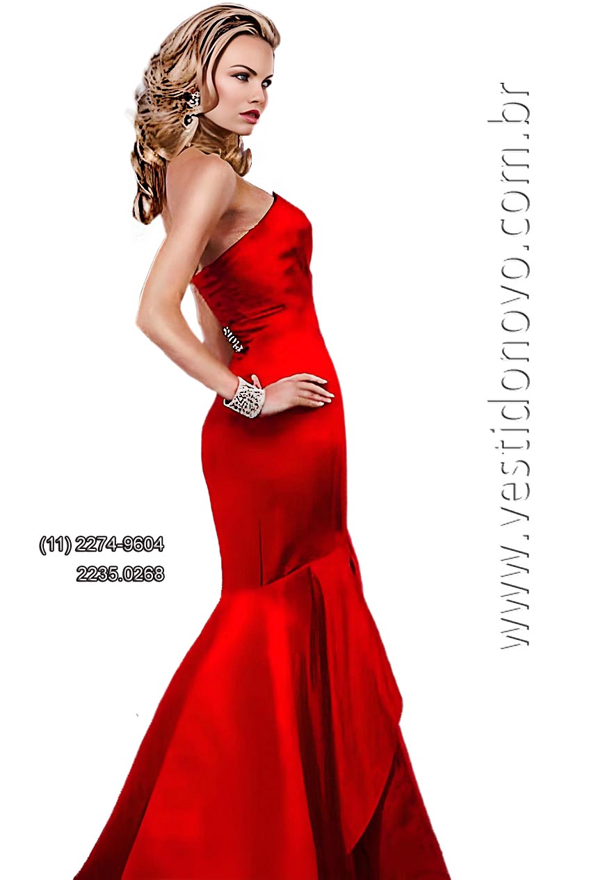 vestido de festa vermelho, sereia, mãe da noiva, em São Paulo