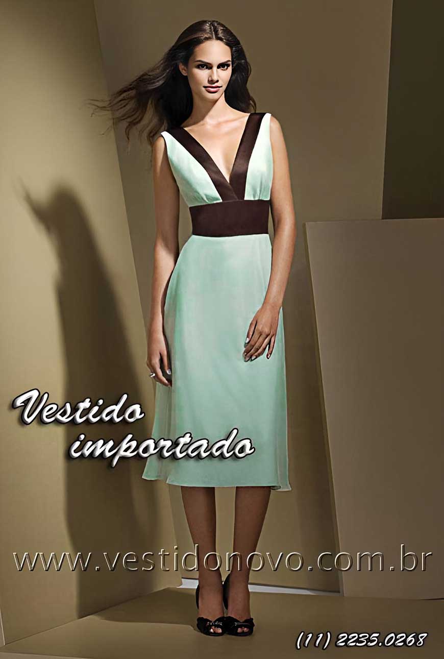 vestido verde pastel curto e longuete, casamento civil, madrinha de casamento em So Paulo sp