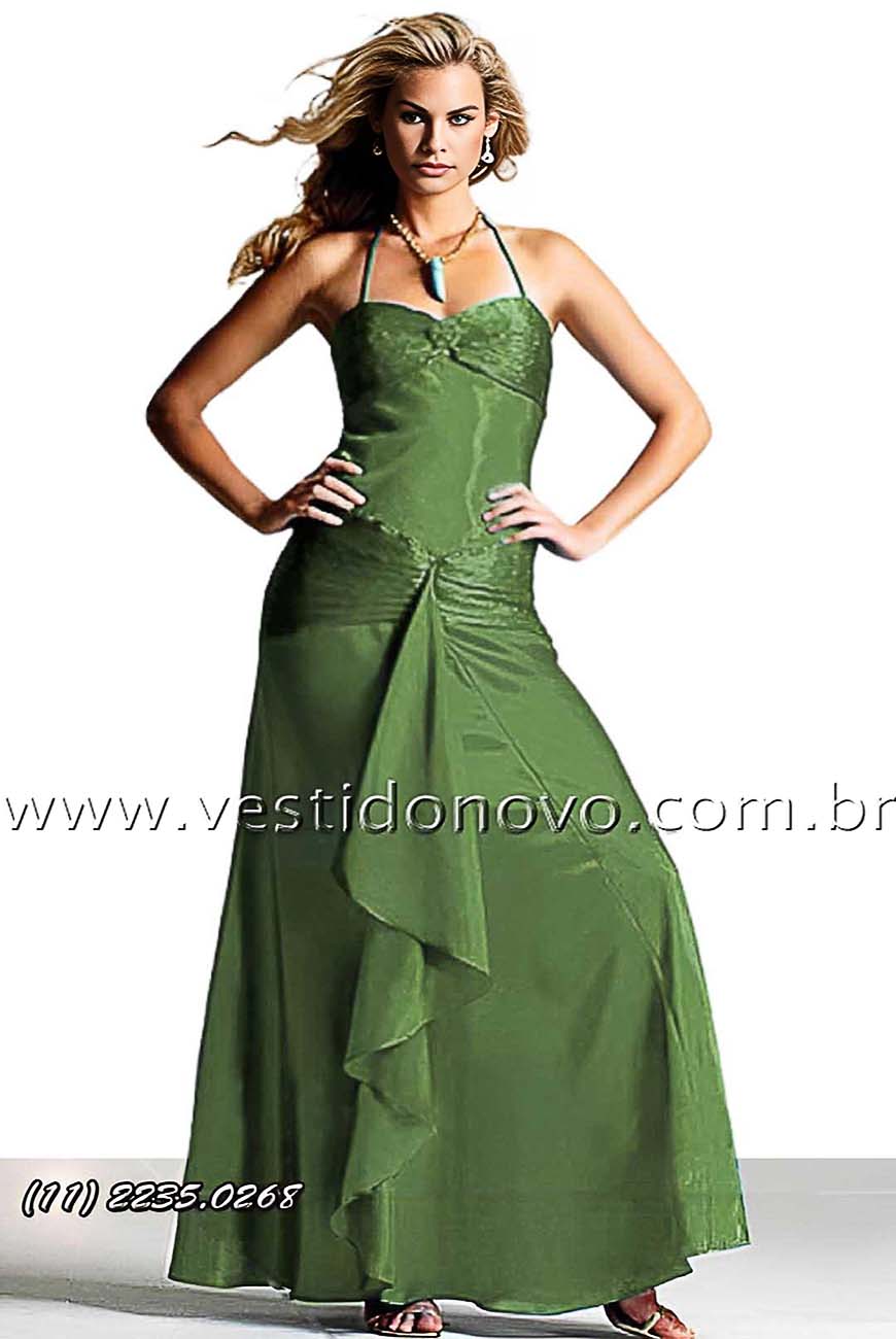 Vestido verde, madrinha de casamento, me de noiva