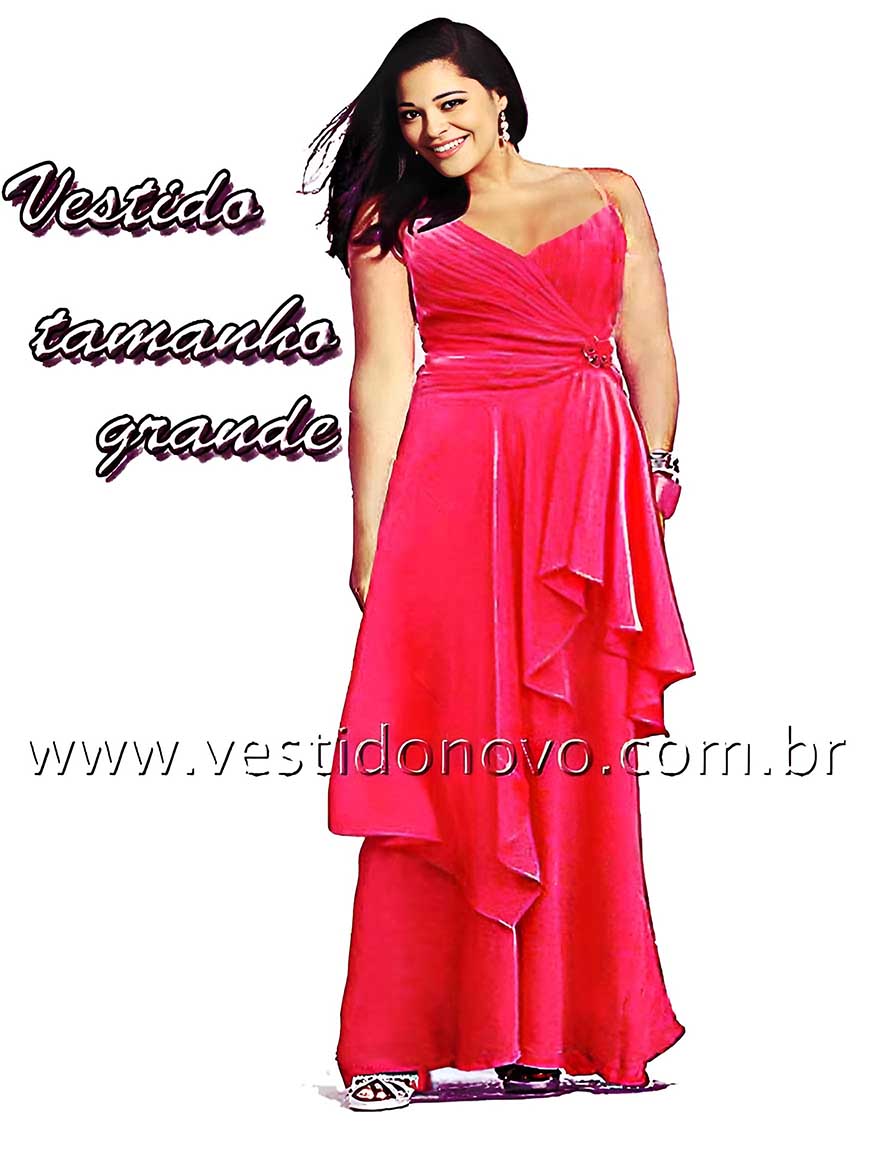 Vestidodo plus size, rosa pink, madrinha de casamento