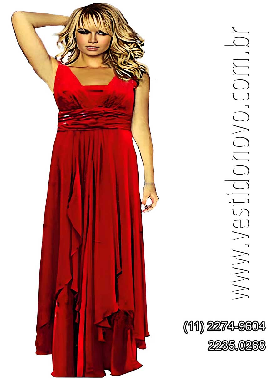vestido de festa longo,vermelho tamanho grande  plus size zona sul So Paulo sp
